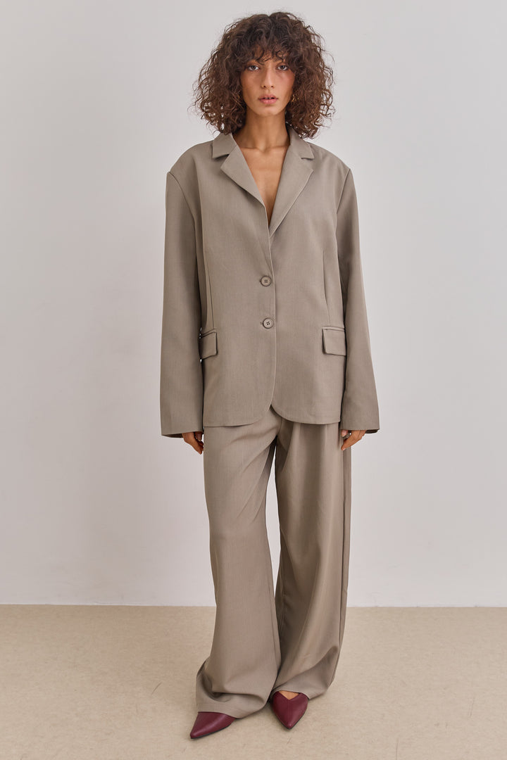 בלייזר לירוי גזרת אוברסייז | חאקי