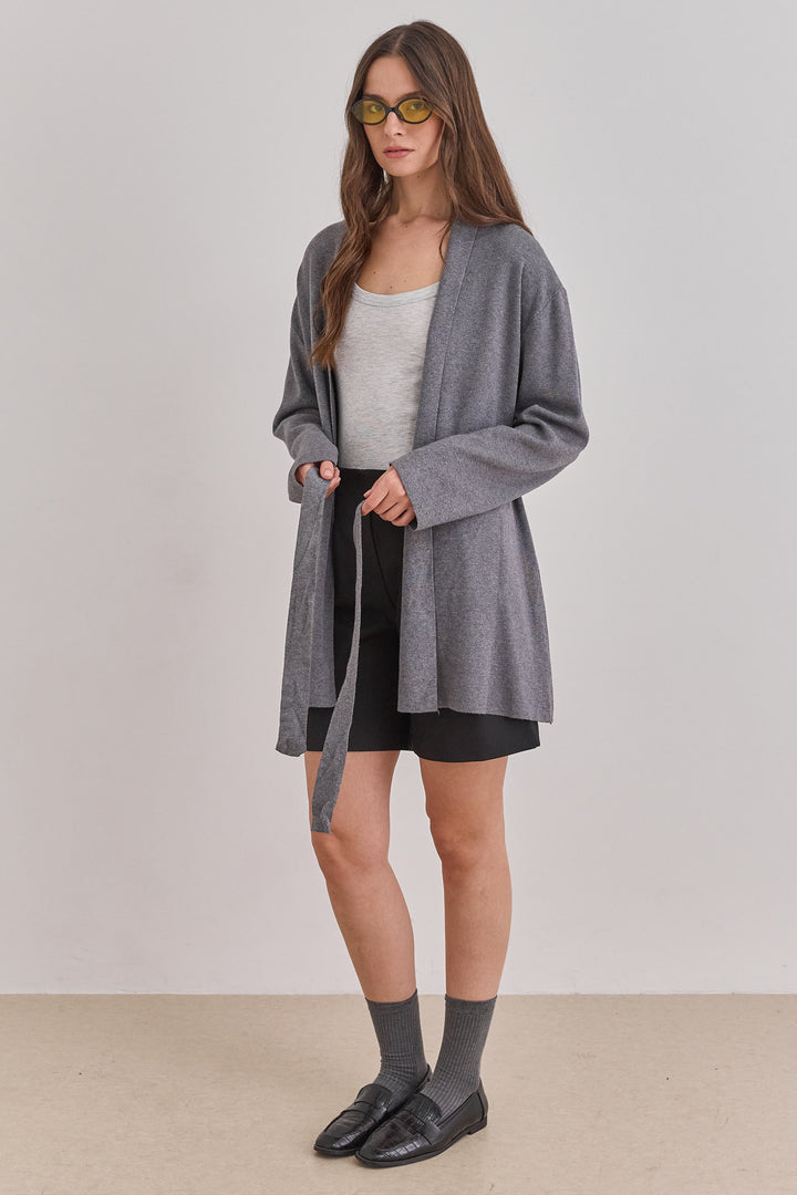 עליונית סריג מקס סגירת קשירה | אפור