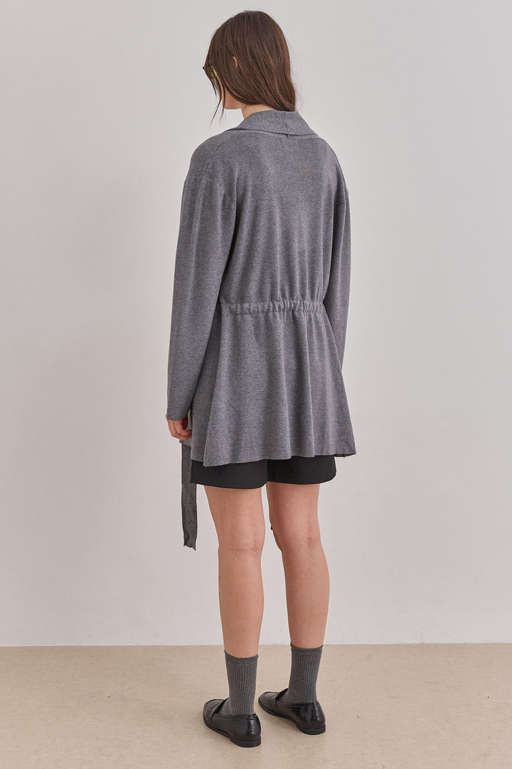 עליונית סריג מקס סגירת קשירה | אפור