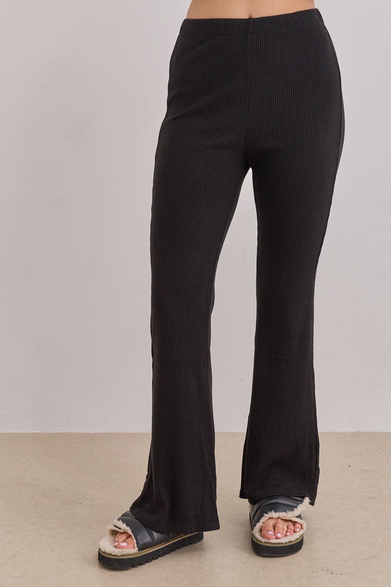 מכנסי פדלפון קאן בד סריג | שחור