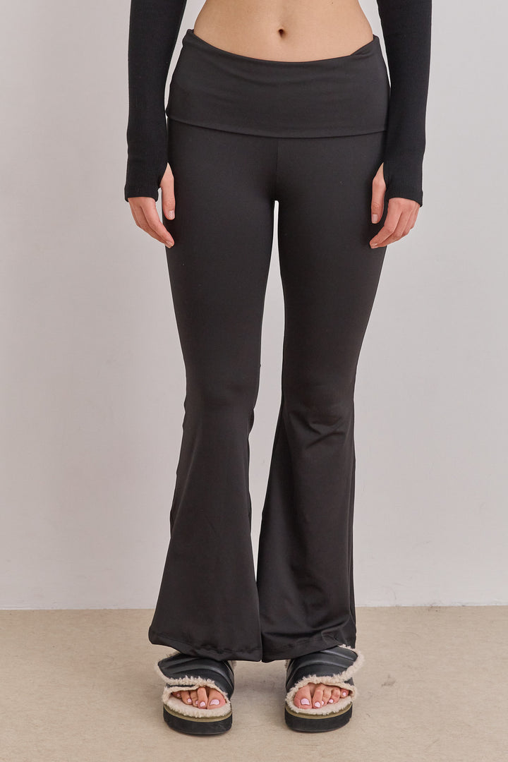 טייץ פדלפון אליס בד מחטב | שחור