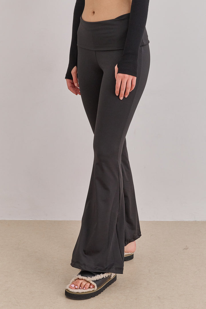 טייץ פדלפון אליס בד מחטב | שחור