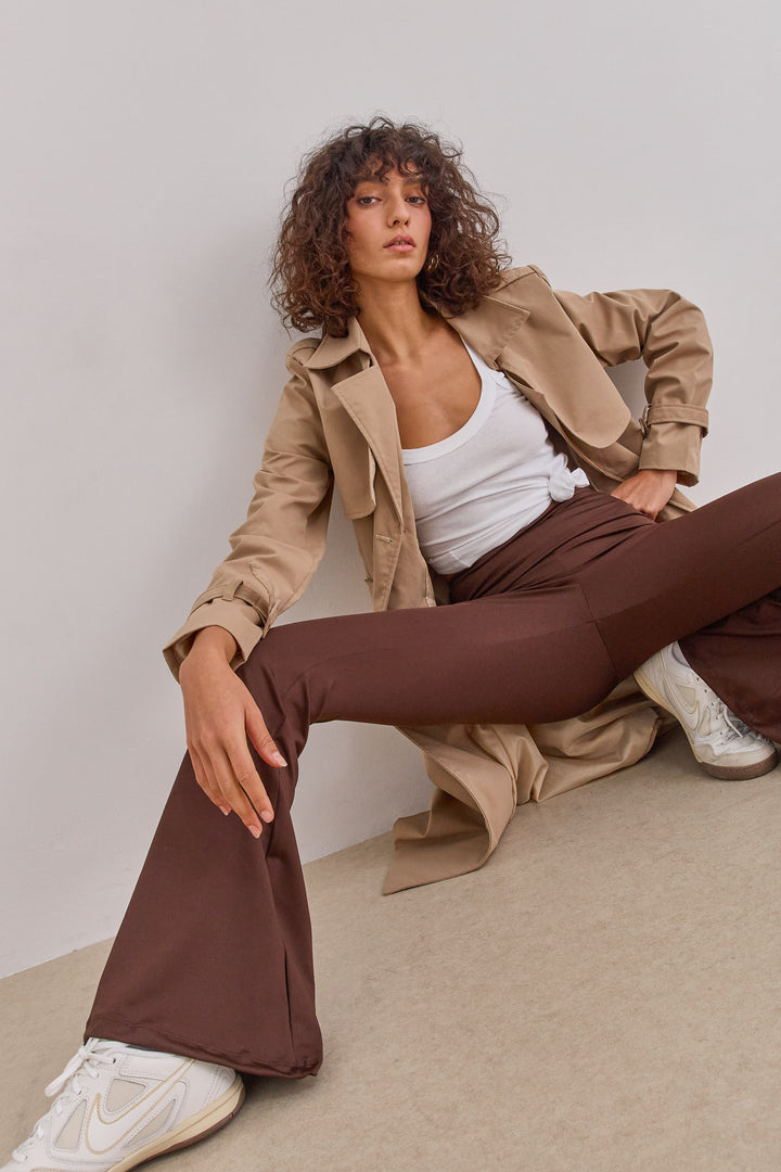 טייץ פדלפון אליס בד מחטב | חום