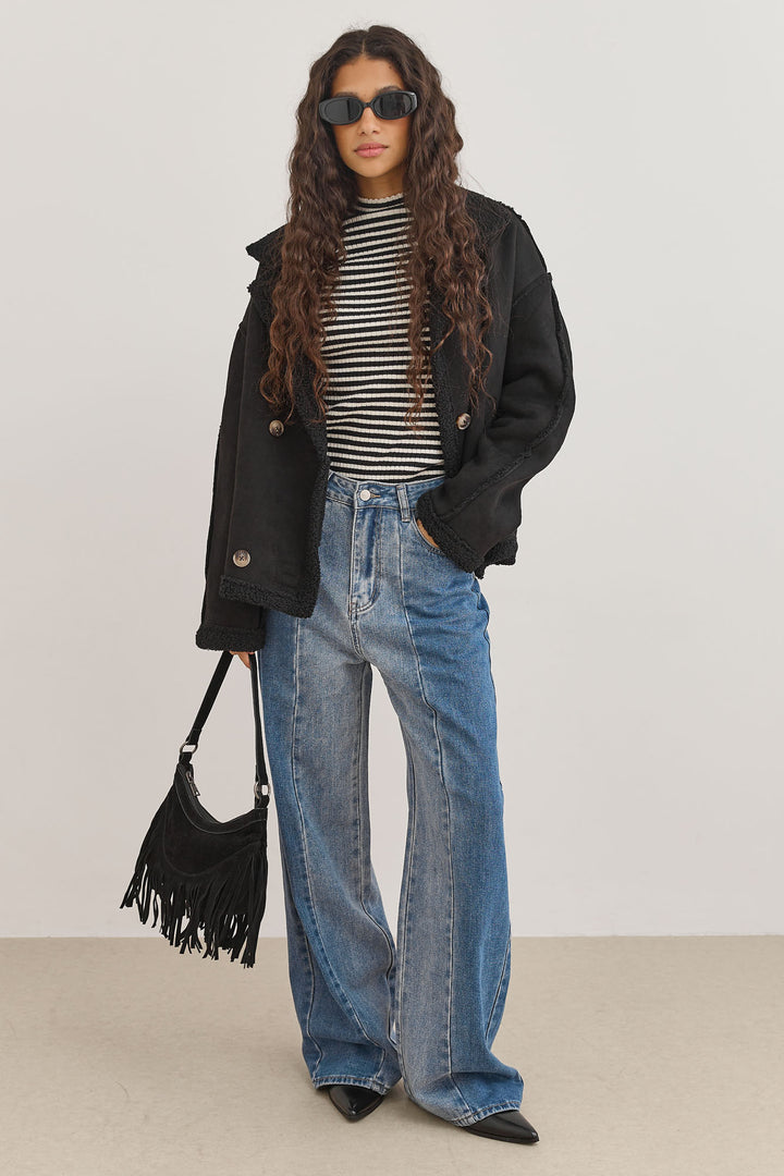 מכנסי אוניל ג'ינס משולב | ג'ינס