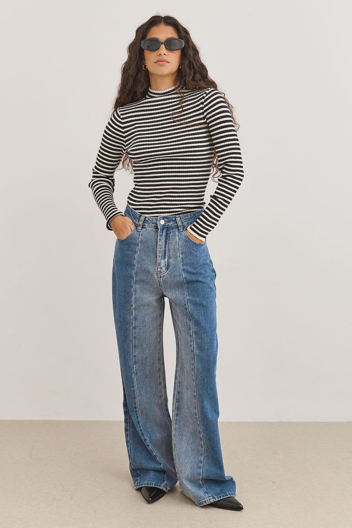 מכנסי אוניל ג'ינס משולב | ג'ינס