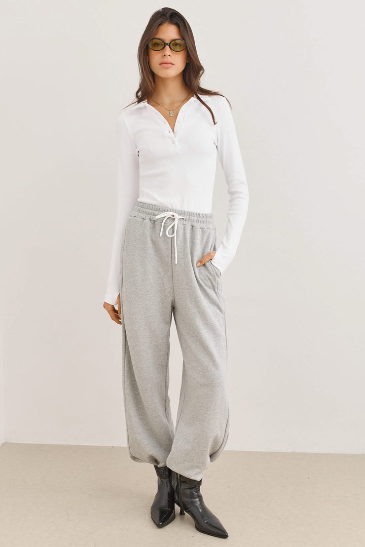 חולצת פולו שיינה שרוול ארוך | לבן