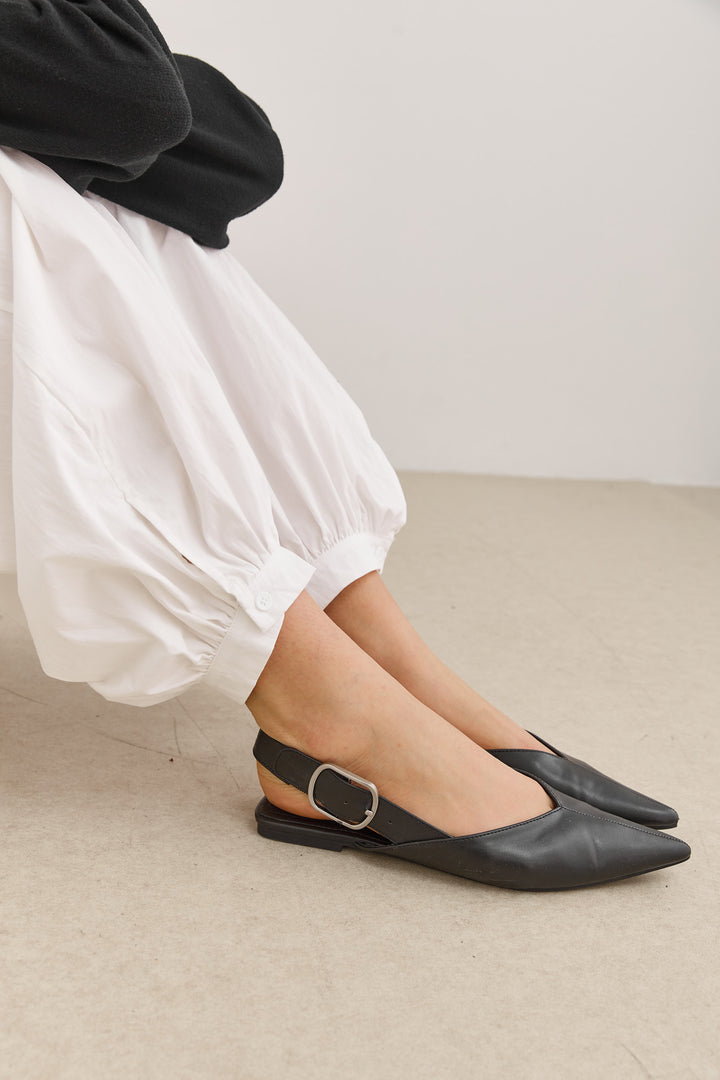 מכנסי בלון מקס בגזרה רחבה | לבן