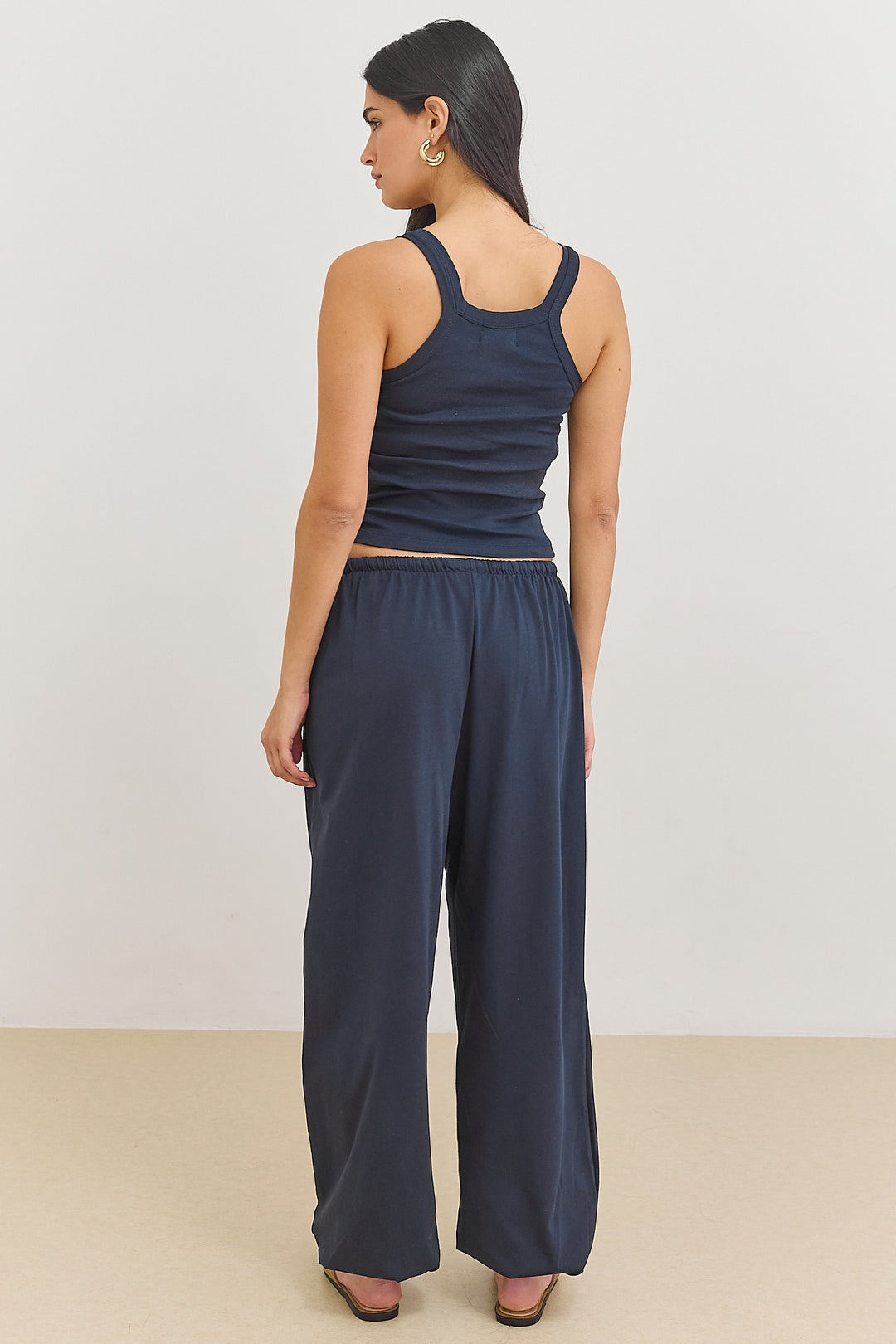 גופיית ריב סשה | כחול נייבי