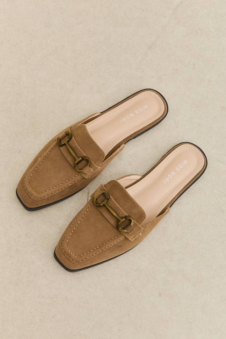 כפכפי מוקסין אופל בשילוב אבזם | קאמל