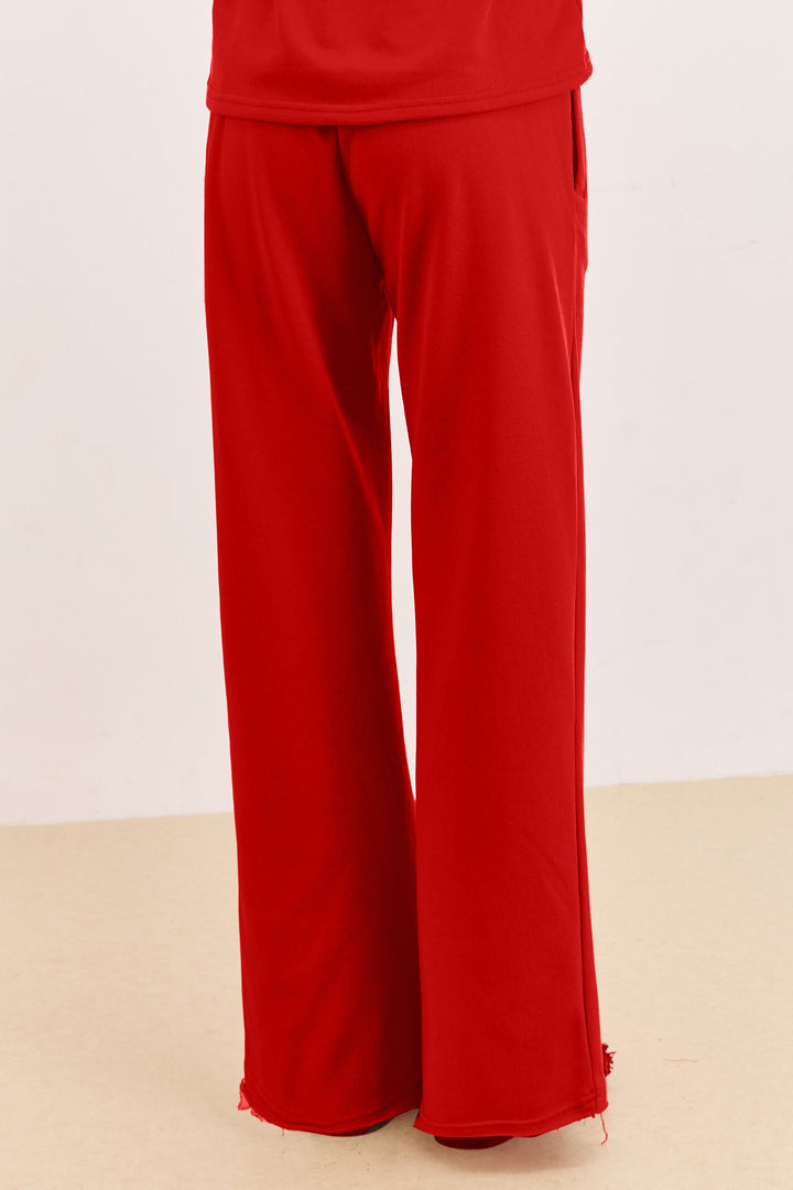 מכנסי גבריאל גזרה ישרה | אדום