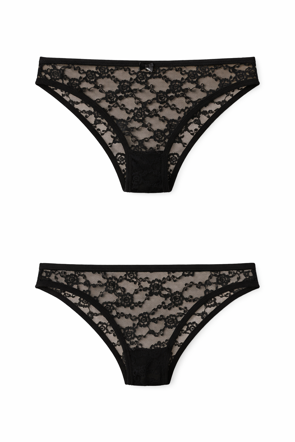 תחתוני תחרה אינס | שחור