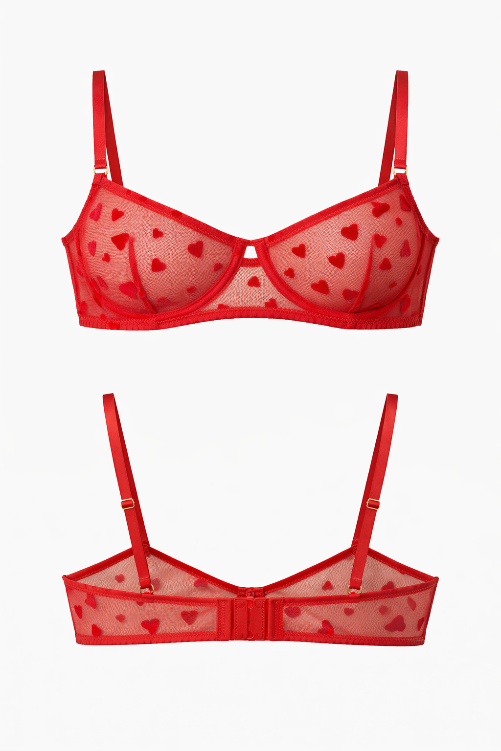 חזיית ברזלים הארטס שקפקפה | אדום