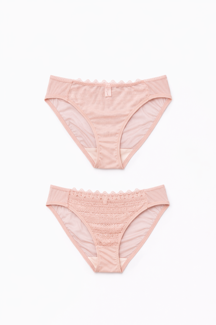 תחתוני תחרה אמילי | ורוד