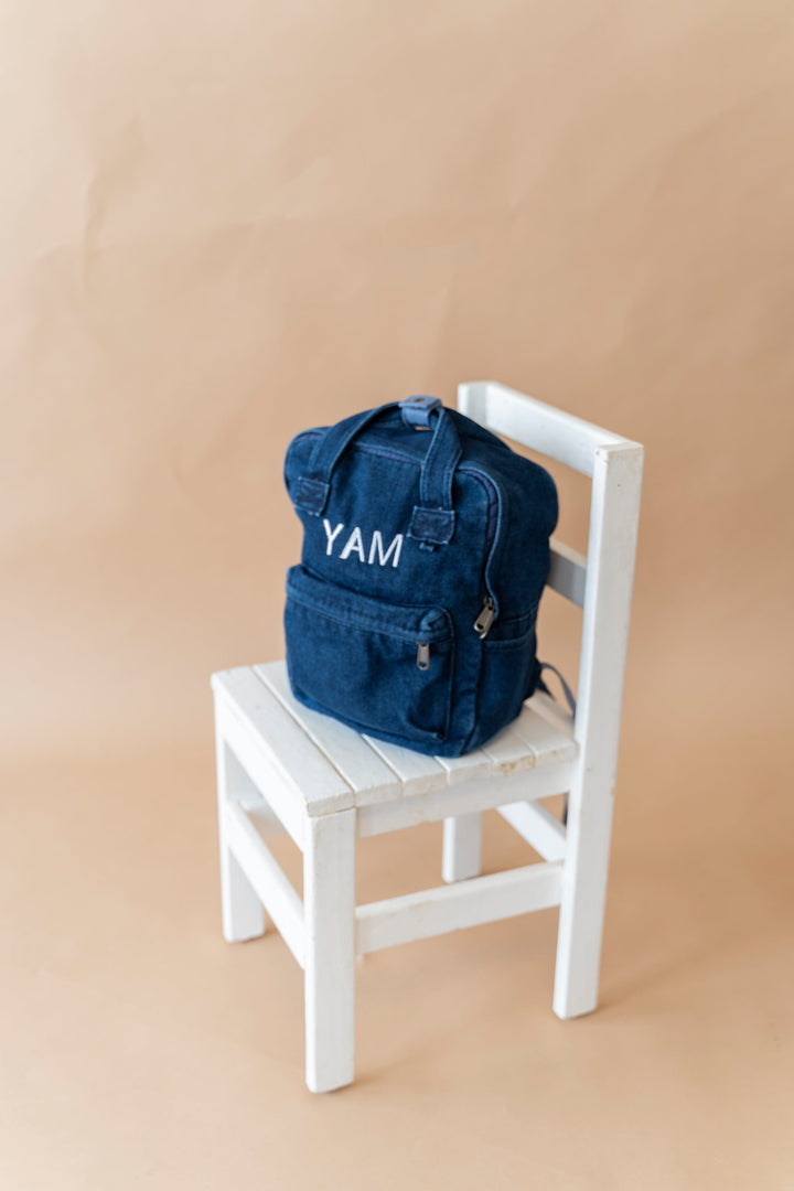 תיק גב דנים קטן | ג'ינס כהה