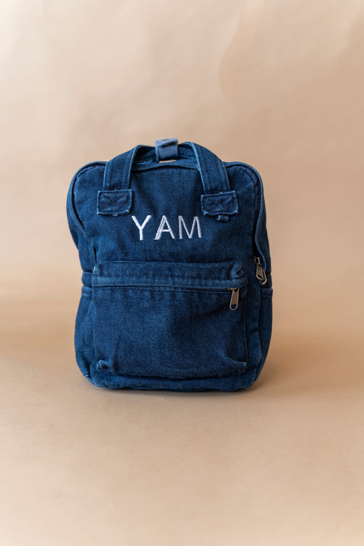 תיק גב דנים קטן | ג'ינס כהה