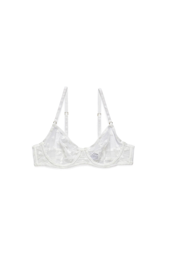 חזיית ברזלים הארטס שקפקפה | לבן