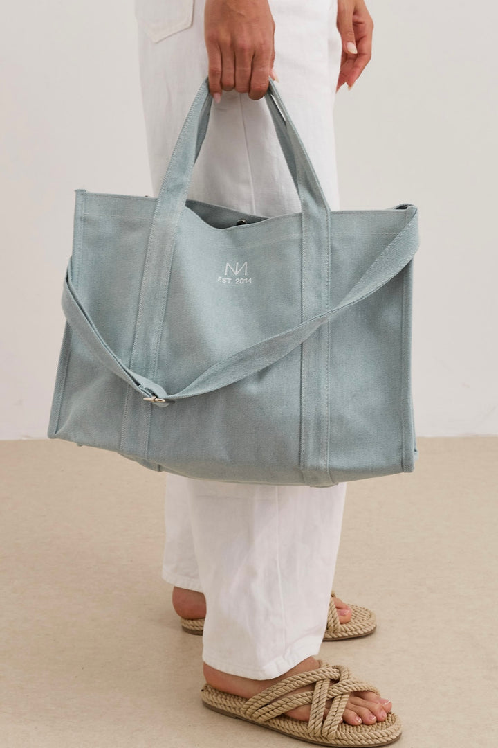 תיק נשיאה מרטין מבד דנים קשיח | ג'ינס בהיר