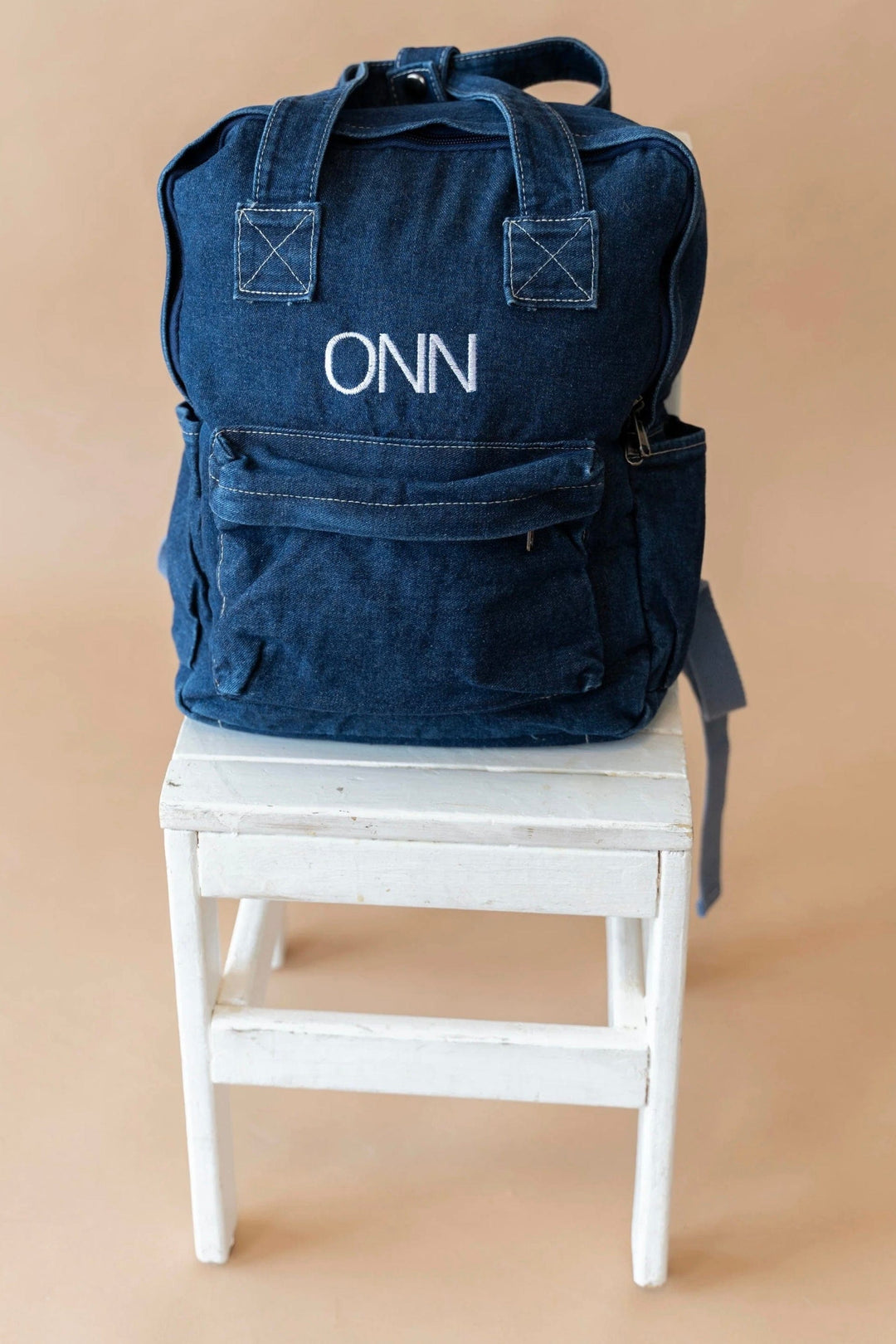 תיק גב דנים גדול | ג'ינס כהה