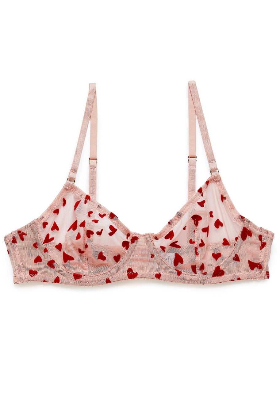 חזיית ברזלים הארטס שקפקפה | ורוד