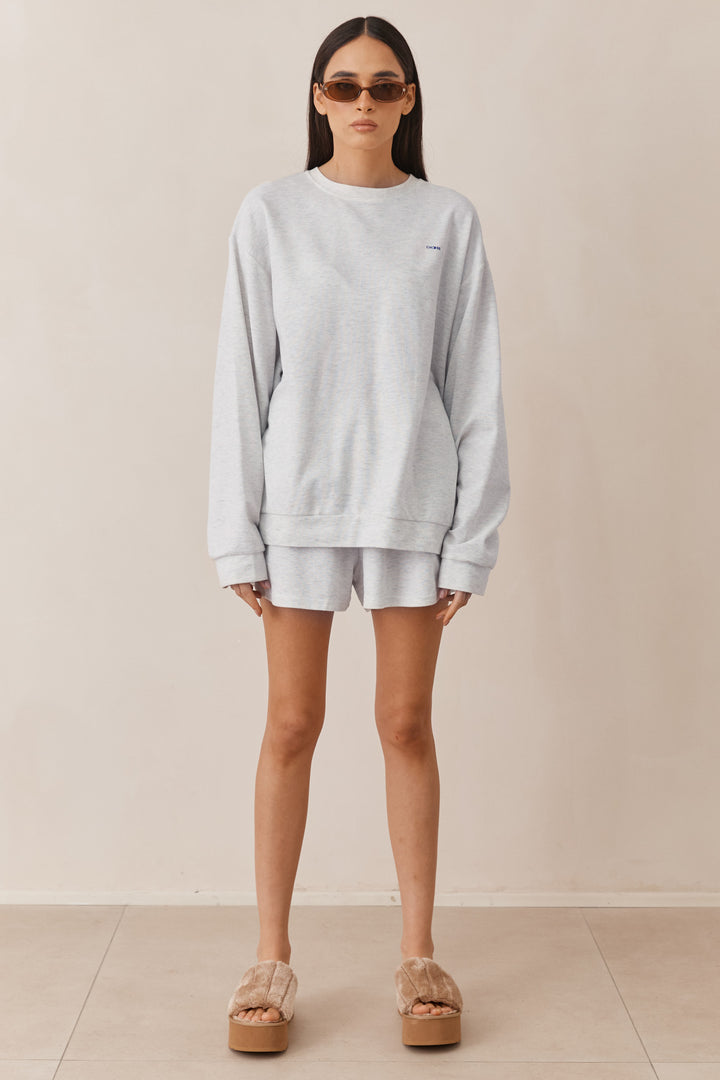 חליפת סופיה גזרת אוברסייז | אפור