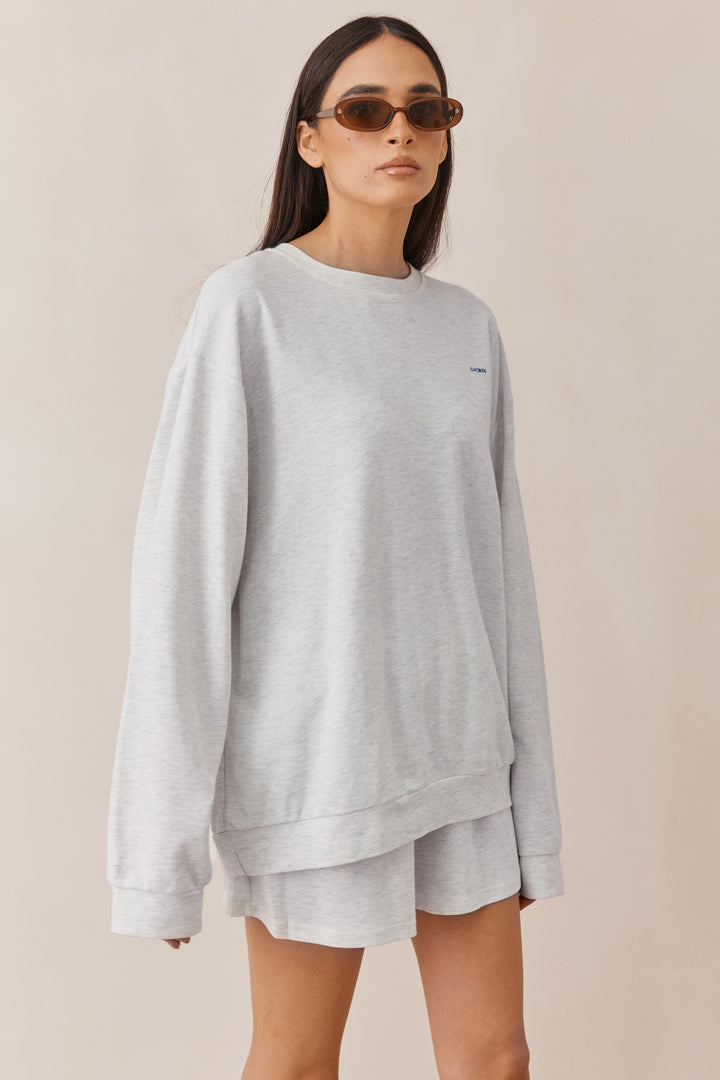 חליפת סופיה גזרת אוברסייז | אפור