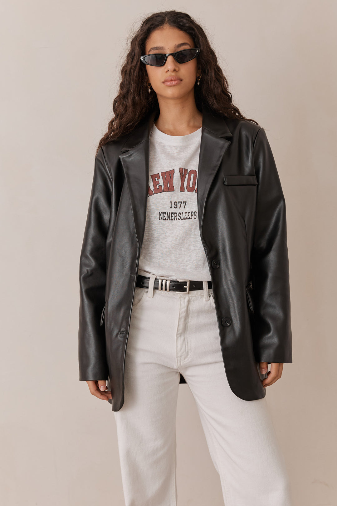 טי שירט NEW YORK | לבן