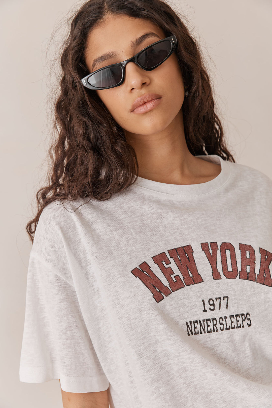 טי שירט NEW YORK | לבן