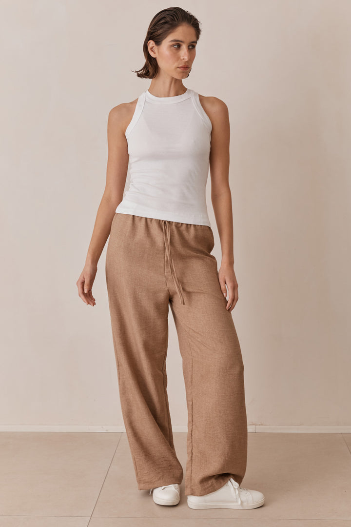 גופיית בייסיק הארלי | לבן