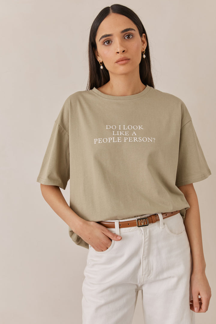 חגורת לוגו נורי צרה | חום/זהב