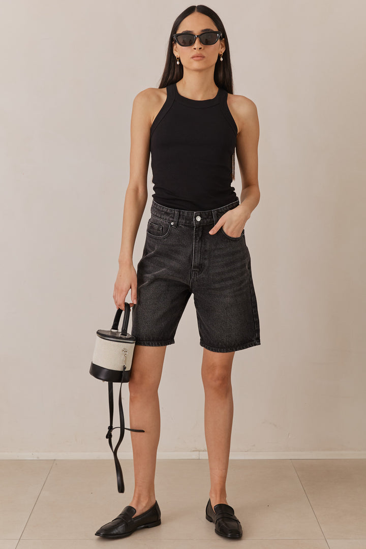 גופיית בייסיק הארלי | שחור