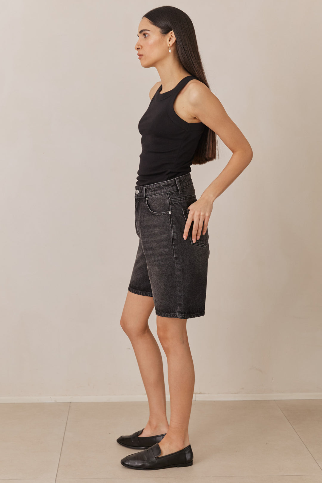 גופיית בייסיק הארלי | שחור