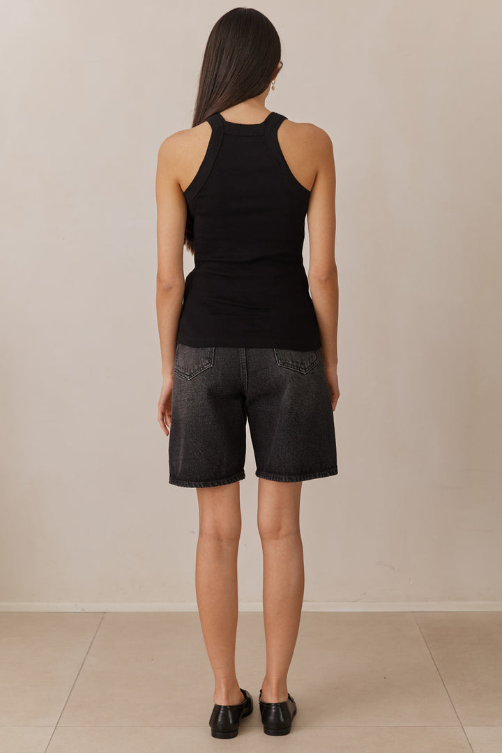 גופיית בייסיק הארלי | שחור