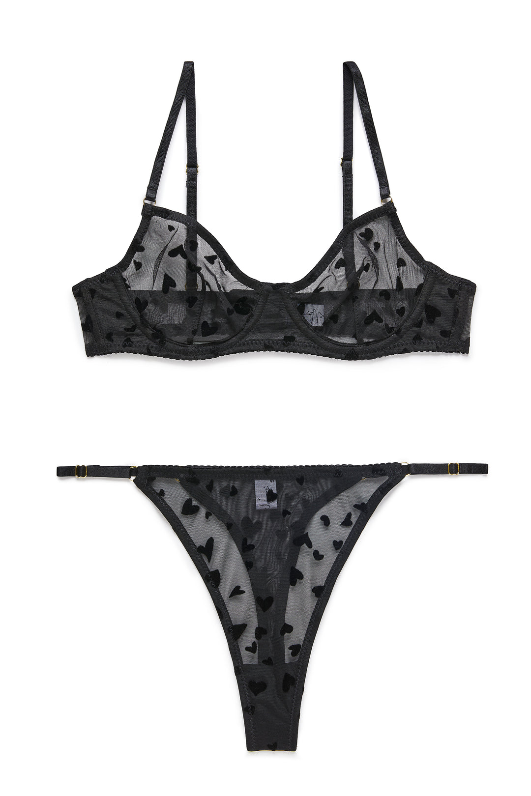 חזיית ברזלים הארטס שקפקפה | שחור