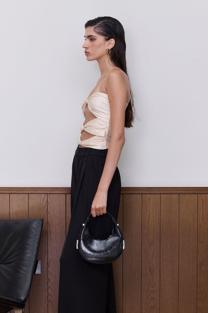 טופ סטרפלס מוניקה קאט אאוטס קדמי | שמפניה