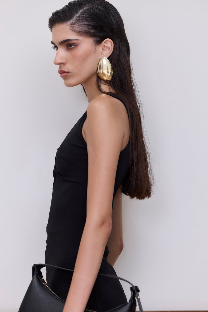 עגילי באנה א-סימטריים | זהב