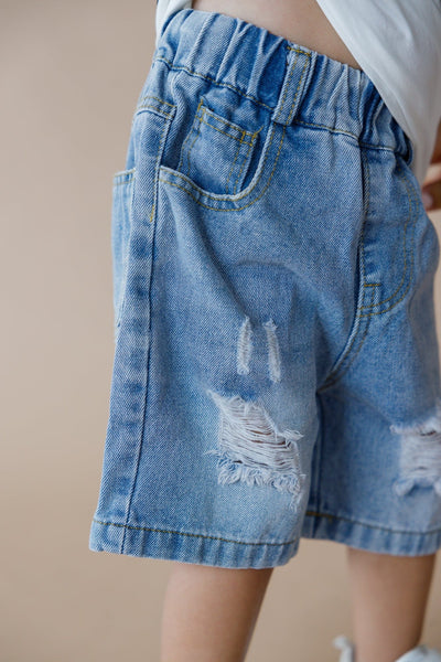 מכנסי שורט דנים קינג | ג'ינס