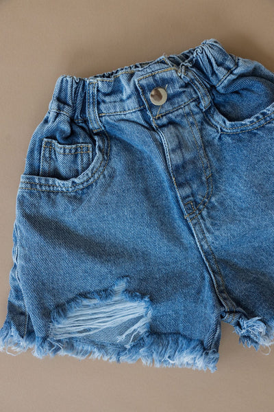 שורט מולי ג'ינס קרעים | ג'ינס